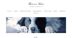 Desktop Screenshot of hundegemaelde.com